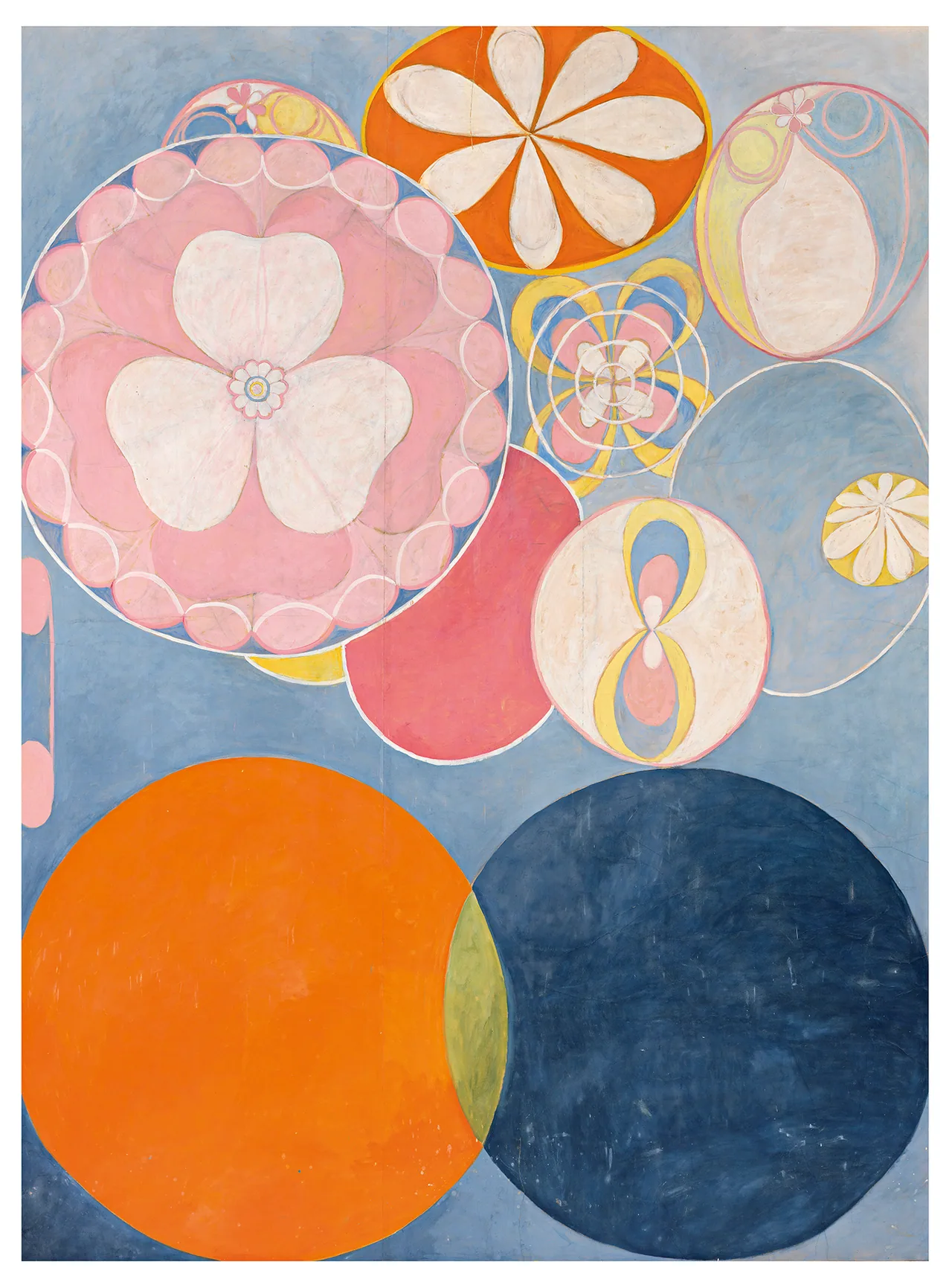 Reproduction des Dix Plus Grands, no 2, Enfance de Hilma af Klint, datée de 1907.